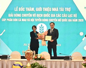 Phân bón Cà Mau tài trợ Giải Bóng chuyền vô địch quốc gia