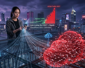 Dự báo Internet 2027: AI chiếm đa số, con người dần rút lui