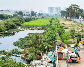 Thiếu cát và nhựa đường, dự án kênh Tham Lương - Bến Cát bị đe dọa tiến độ