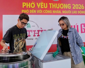 'Phở yêu thương' phục vụ 10.000 tô phở ngày 7 và 8-3 tại xã Bàu Bàng