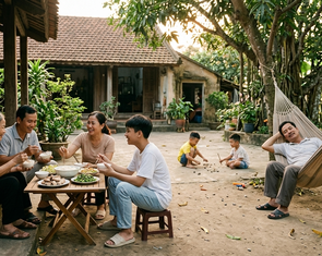 Dịp nghỉ lễ 30-4: Nằm võng, uống cà phê sữa, team building, mặc áo cờ đỏ sao vàng… còn gì bằng!