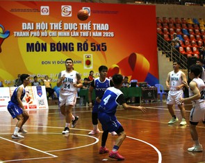 Sôi nổi ngày khai màn bóng rổ Đại hội TDTT TP.HCM