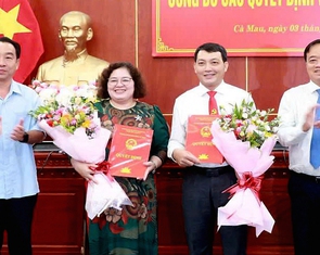 Cà Mau điều động, bổ nhiệm nhiều cán bộ lãnh đạo