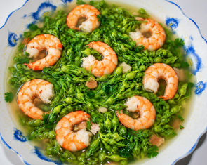 Canh hoa thiên lý dịu mát ngày hè