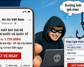 Thủ đoạn lừa đảo đặt vé máy bay giá rẻ mùa du lịch