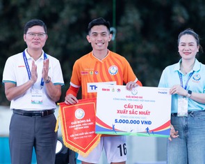 Nhân viên ngân hàng xuất sắc nhất vòng loại phía Bắc Giải bóng đá công nhân, viên chức Việt Nam