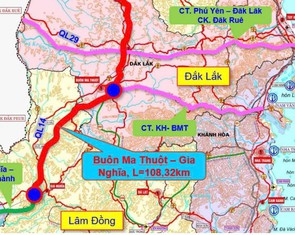 Làm cao tốc Pleiku - Buôn Ma Thuột - Gia Nghĩa kết nối Tây Nguyên với TP.HCM