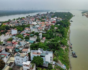 Hà Nội sẽ từng bước di dời, quy hoạch lại toàn bộ khu dân cư ngoài đê sông Hồng