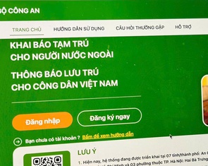 Từ 21-5, khai báo tạm trú và lưu trú cho người Việt và người nước ngoài trên website chung