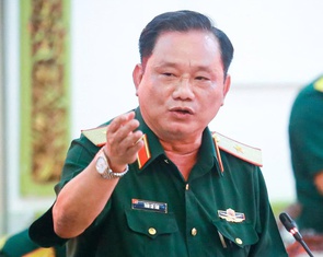 Quân khu 7 đưa đội quy tập hài cốt liệt sĩ từ Campuchia về hỗ trợ tại công viên Lê Thị Riêng