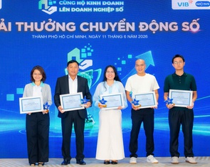 Trao giải cho những hộ kinh doanh chuyển đổi số tiêu biểu tại TP.HCM