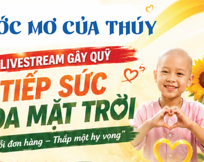 Phiên livestream kéo dài 15 giờ tiếp sức chiến binh hoa mặt trời