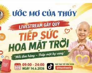Mega livestream trên Tiktok: Mua hàng vui giá hời, nhận quà, giúp bệnh nhi ung thư