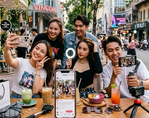 Khi mạng xã hội thành... sân khấu