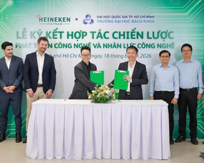 Heineken Việt Nam và Trường đại học Bách Khoa TP.HCM hợp tác chiến lược