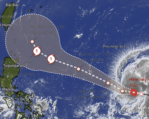 Bão Mekkhala vừa hình thành ngoài khơi Philippines