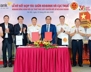HDBank đồng hành cùng Cục Thuế thúc đẩy chuyển đổi số hộ kinh doanh