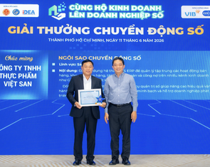 Một năm 'đại phẫu' bộ máy, Thực phẩm Việt San hái quả ngọt từ chuyển đổi số