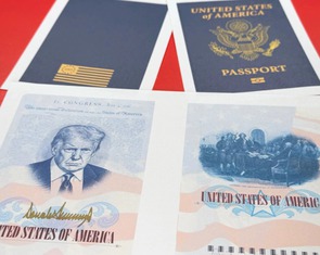 Mỹ sắp phát hành 250.000 cuốn 'hộ chiếu yêu nước' in hình ông Trump