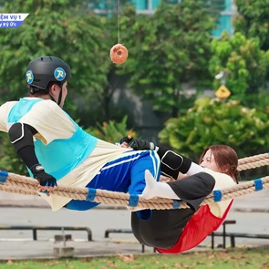 Running man tập 12: Trấn Thành đối đầu em gái Uyển Ân