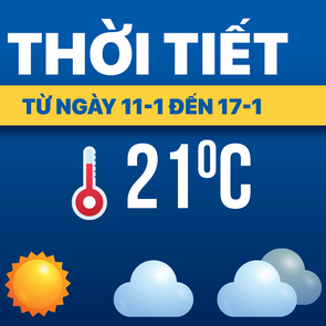 Dự báo thời tiết từ 11-1 đến 17-1: Một tuần không khí lạnh bao trùm từ Bắc vào Nam