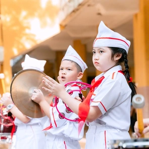 Bùng nổ cảm xúc tại Hội thi nghi thức Đội cụm 4 năm học 2025 - 2026