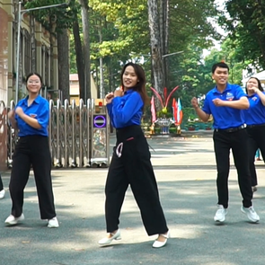 Tuổi trẻ Thủ Dầu Một lan tỏa tinh thần ngày hội bầu cử bằng vũ đạo