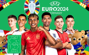 Lịch trực tiếp Euro 2024: Tây Ban Nha đấu với Ý