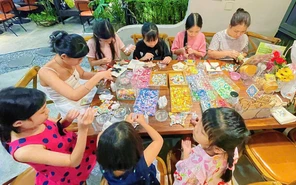 Trung thu thêm thú vị cùng workshop lồng đèn