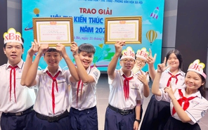 Trường THCS Nguyễn Bỉnh Khiêm giành giải nhất hội thi Kiến thức muôn màu