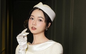 Lâm Thanh Mỹ khóc sưng mắt khi quay Cục vàng của ngoại