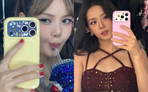 Đu trend dán sticker lên camera điện thoại cùng BLACKPINK