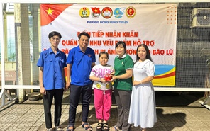 Thiếu nhi các xã, phường của TP.HCM gửi yêu thương đến miền Trung