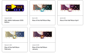 Những trò chơi đã xuất hiện trên trang chủ Google năm 2025