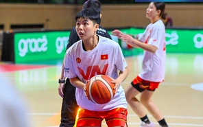 Bóng rổ nữ 5x5 Việt Nam thua đậm Thái Lan tại SEA Games 33