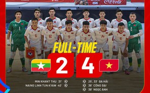 Thắng Myanmar, futsal Việt Nam vẫn khó cạnh tranh huy chương SEA Games 33