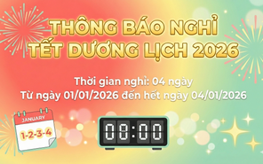 Gợi ý câu lệnh cho AI làm thông báo nghỉ Tết Dương lịch 2026