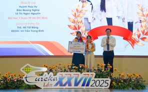 Vinh danh 192 đề tài đoạt Giải thưởng Sinh viên nghiên cứu khoa học Euréka 2025