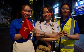Sôi nổi màu áo xanh tình nguyện trong tổng hợp luyện diễu binh lần 2