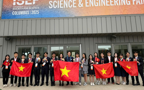 Học sinh Việt Nam lập kỷ lục thành tích tại Hội thi Khoa học kỹ thuật quốc tế ISEF 2025