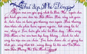 Kết quả sân chơi Chữ đẹp Nhi Đồng số 16: Chúc mừng top 25 xuất sắc