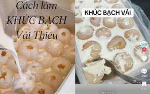 Giải nhiệt mùa hè cùng khúc bạch vải thiều và vô vàn biến tấu