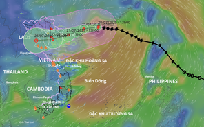 Tin bão số 3 chiều 20-7: giật cấp 15, tiến gần Quảng Ninh - Hải Phòng