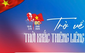 Trải nghiệm 'xuyên không' về thời khắc lịch sử ngày 2-9-1945 tại triển lãm 'Trở về thời khắc thiêng liêng'