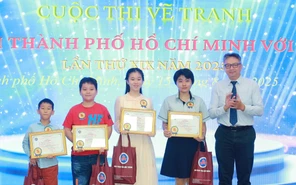 6 tác phẩm đoạt giải nhất cuộc thi vẽ tranh về Bác Tôn Đức Thắng