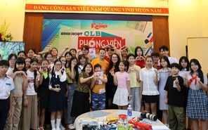 CLB Phóng viên nhí học chụp ảnh cùng nhà báo - tác giả Trung Nghĩa
