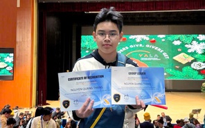 Bộ sưu tập thành tích đáng nể của nam sinh Trường THCS Nguyễn Gia Thiều