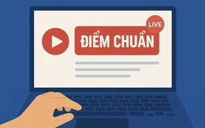 Nhiều trường đại học chọn livestream để công bố điểm chuẩn 2025