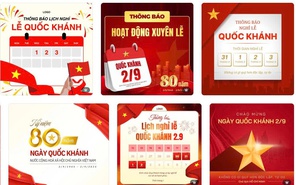 Cách tạo thông báo nghỉ lễ Quốc khánh 2-9 trên Canva