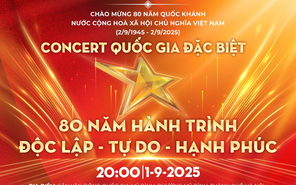 Có gì trong concert '80 năm hành trình Độc lập - Tự do - Hạnh phúc' tối 1-9?